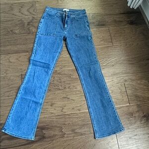 STUDIO BLUE women’s Sz 27 boot cut Denim jeans